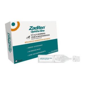 ZADITEN ophtha sine 0,25 mg/ml Augentr.Einzeldos.