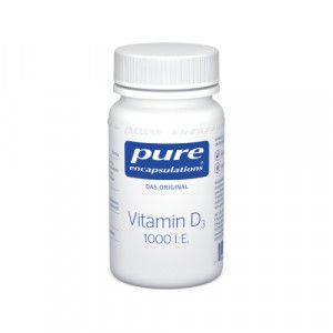 PURE ENCAPSULATIONS Vitamin D3 1000 I.E. Kapseln