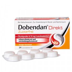 DOBENDAN Direkt zuckerfrei Flurbiprofen 8,75mg Lut